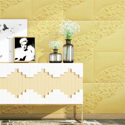 colourful Self adhesive foam wall sticker 3d brick wall sticker