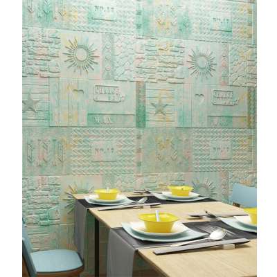 Wall 3d panel self adhesive PE foam wall stickers for home decoration