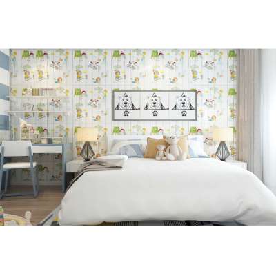 Factor price 3D white foam wall sticker for home decor