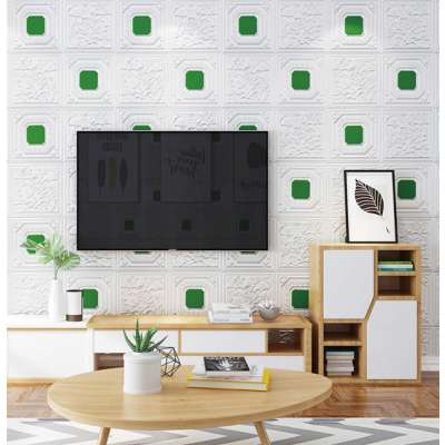 Brick style Self Adhesive Pvc 3d Wall Decor Pe Foam Stickers