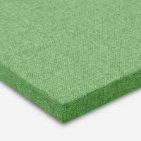 Acoustical fabric panel for wall decor interior