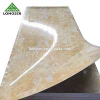 Interior Waterproof Marble Colored PVC Wall Panel